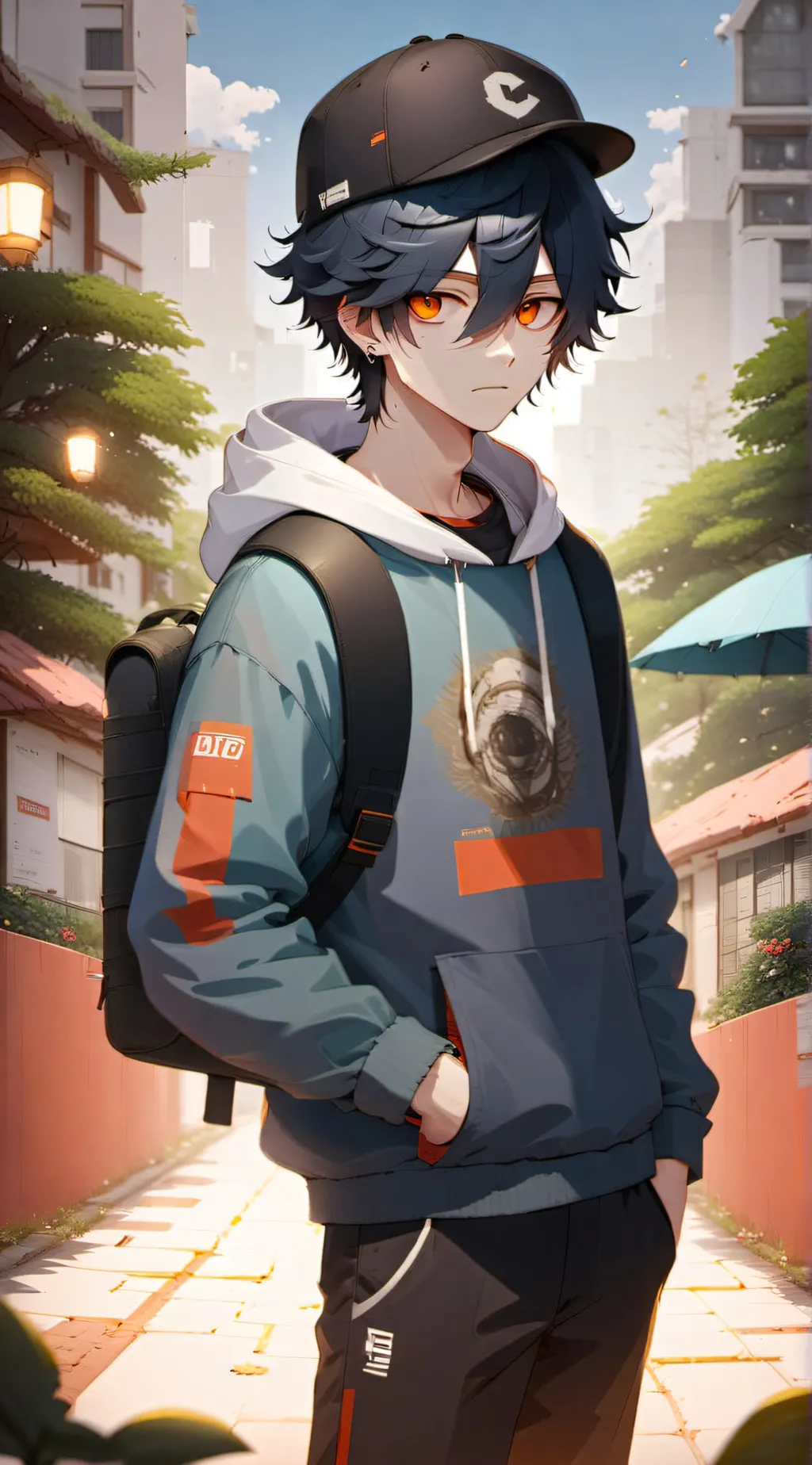 ai character: NOAH😀 background