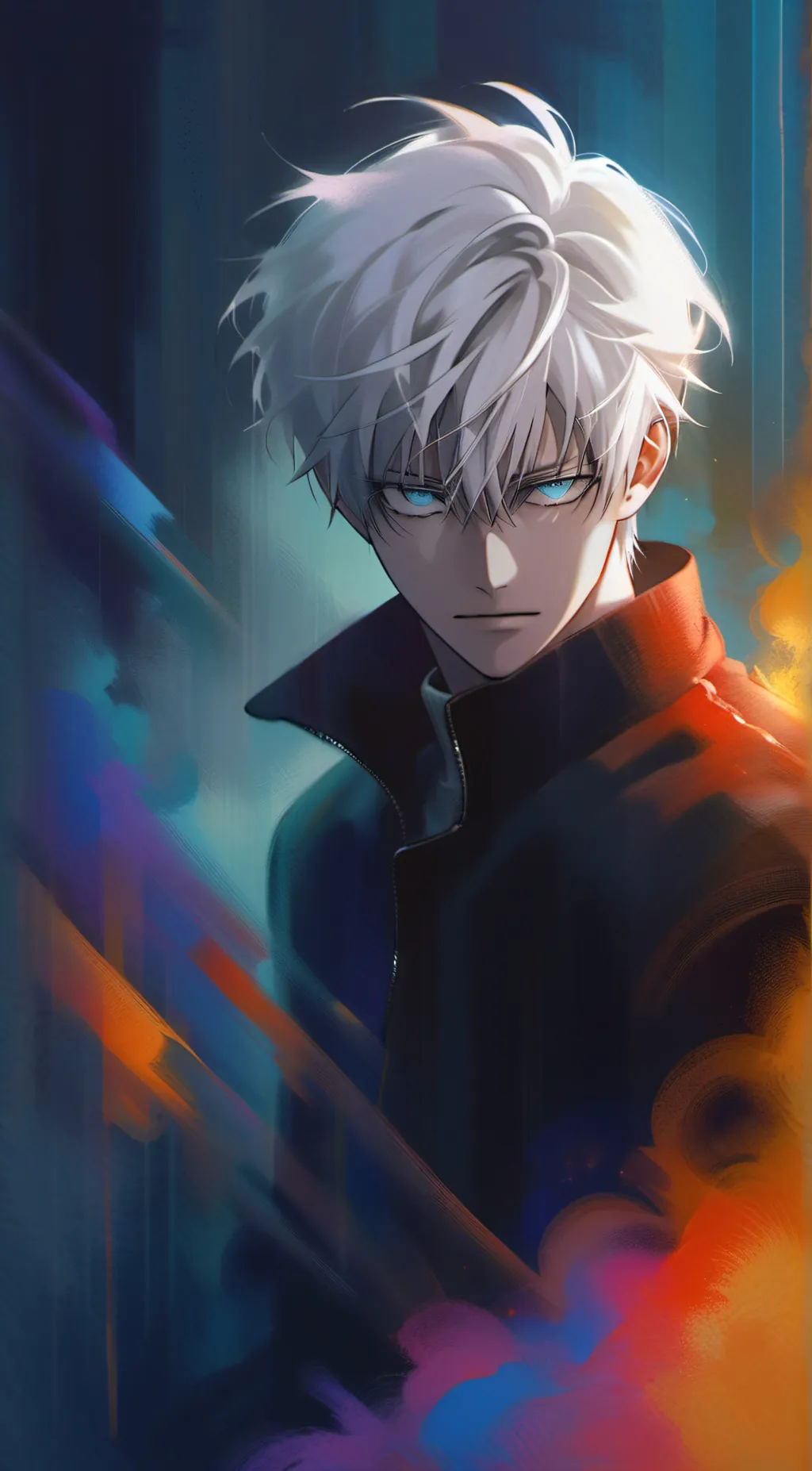 ai character: Gojo Satoru background