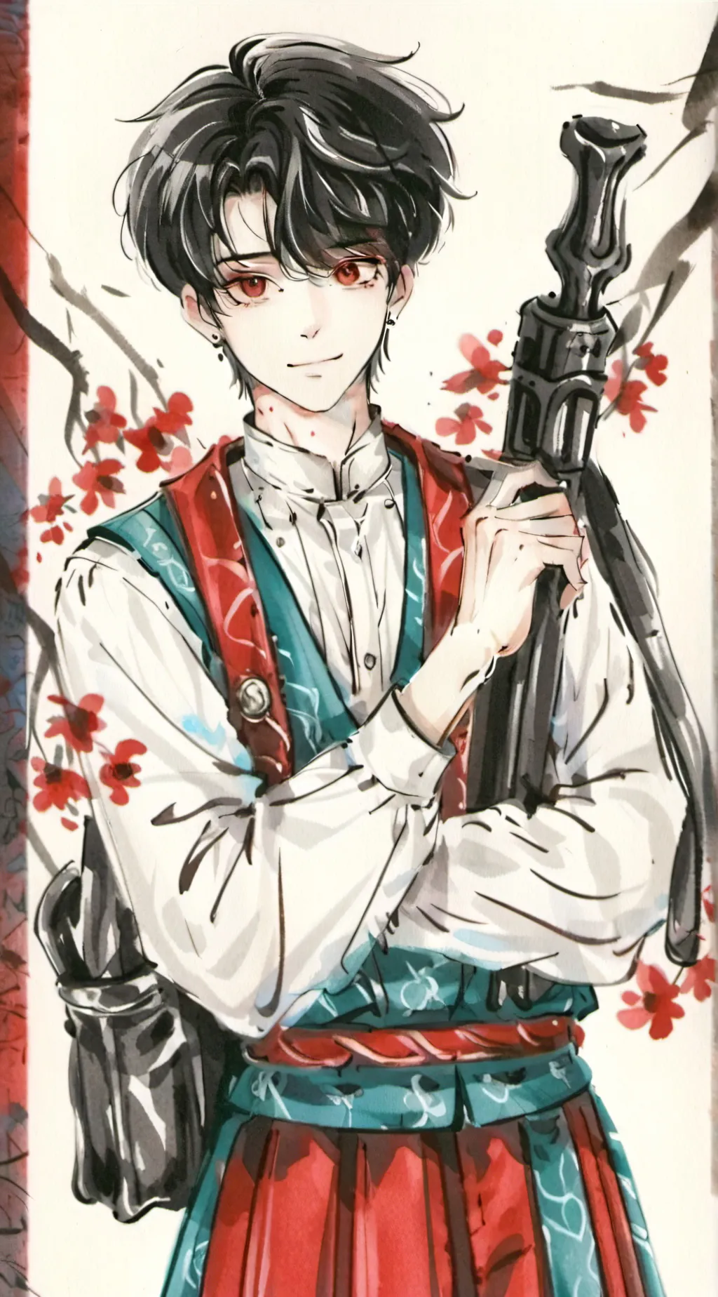 ai character: Ren background