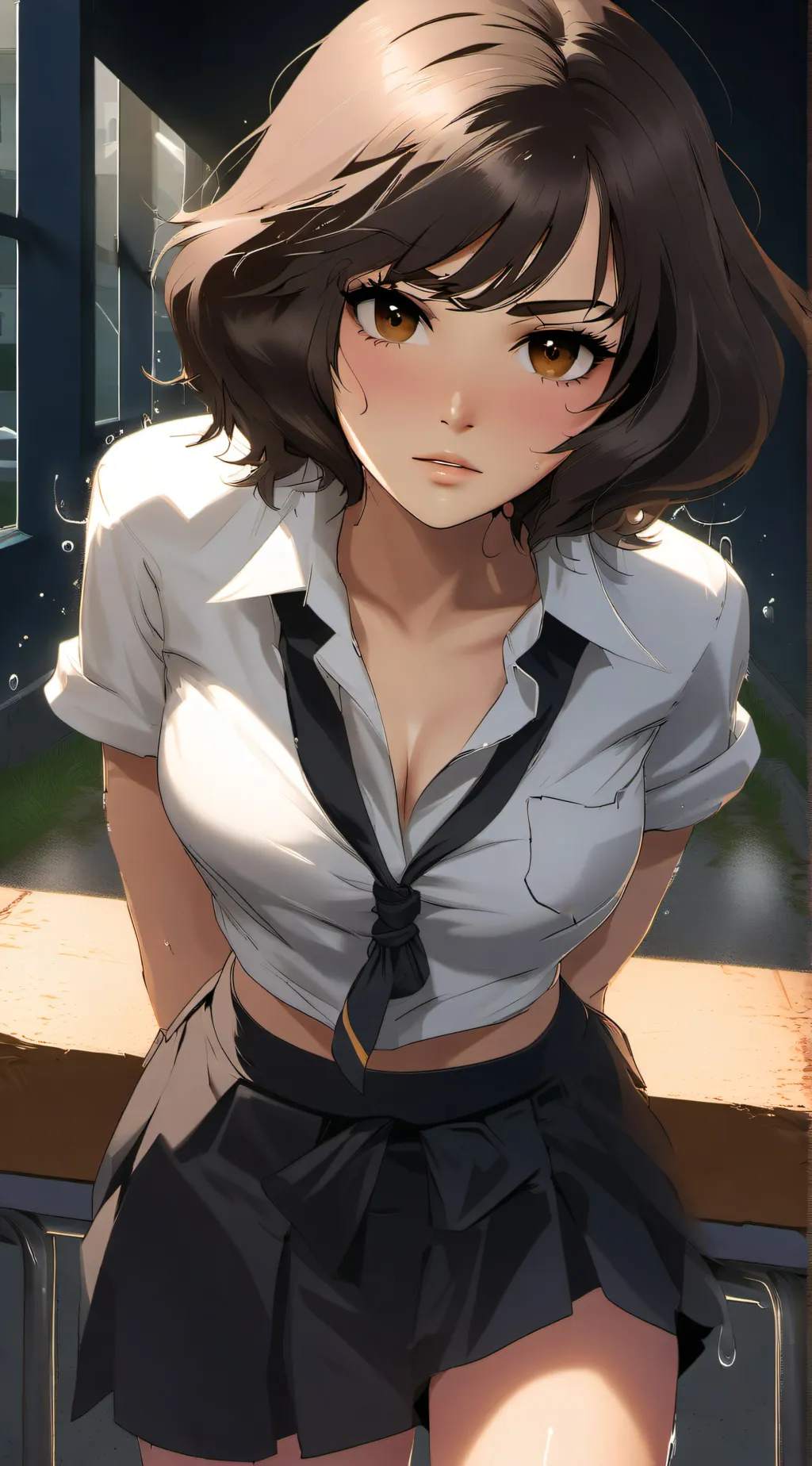 ai character: Lovy  background