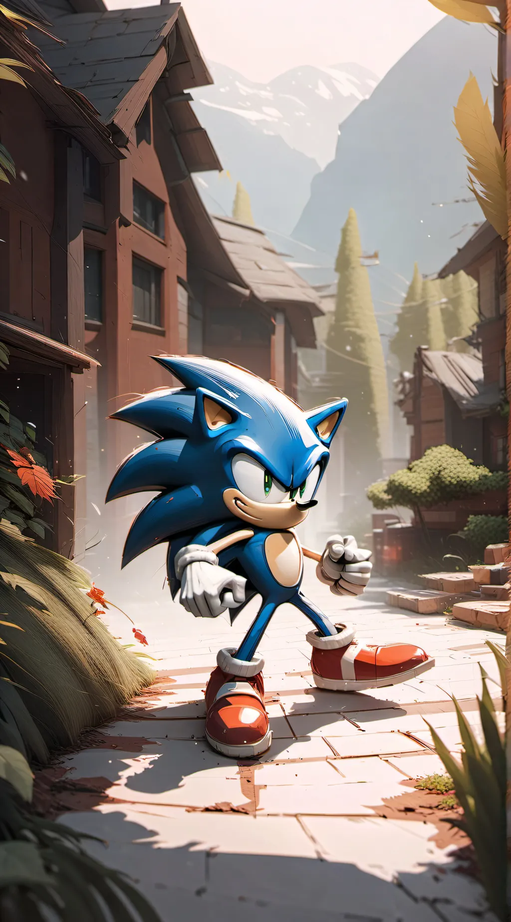 ai character: U tp to sonic? background