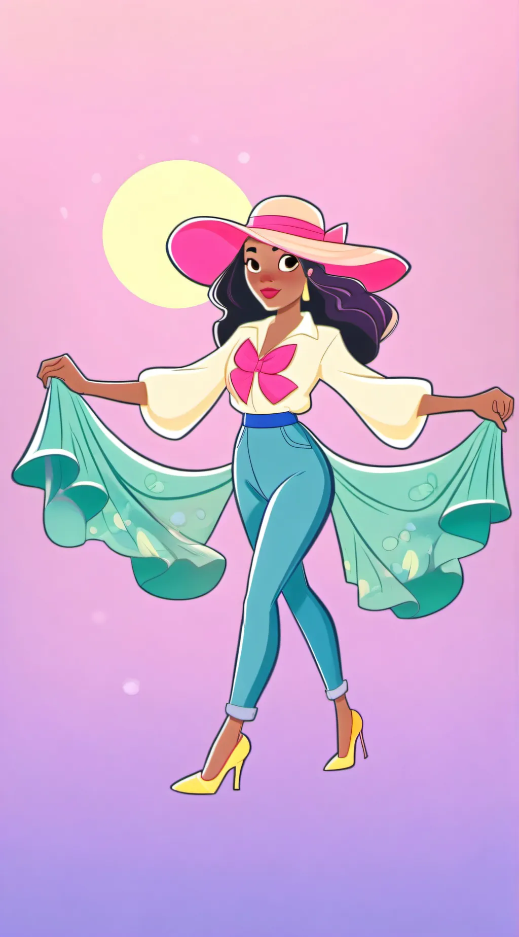 ai character: Jasmine background