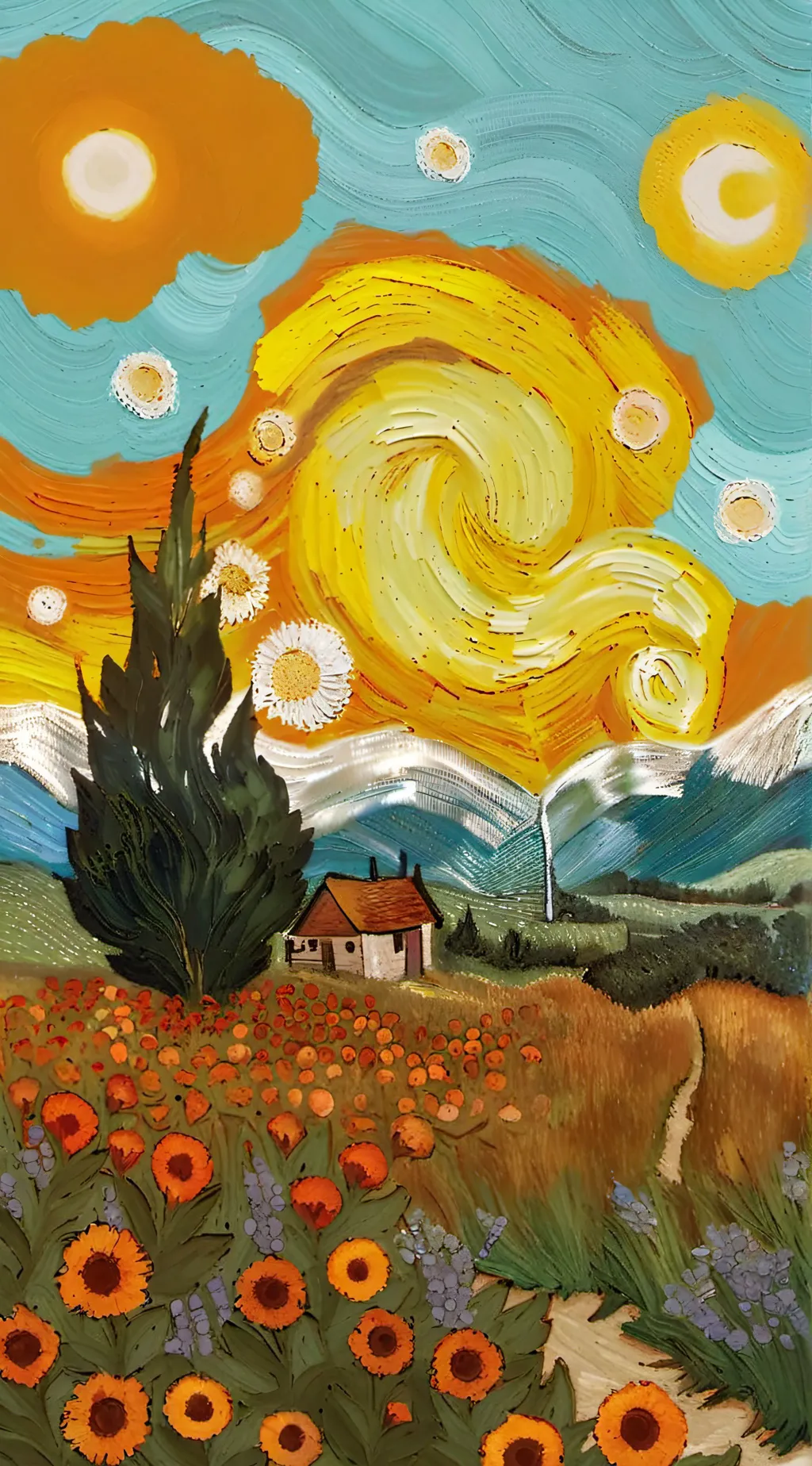 ai character: the house background