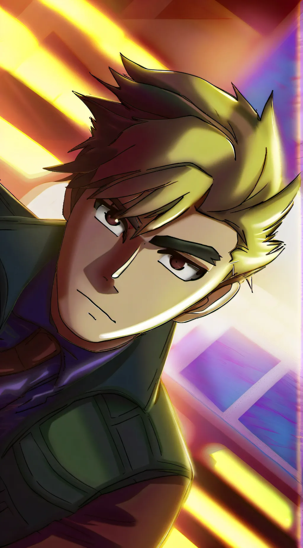 ai character: bakugo background