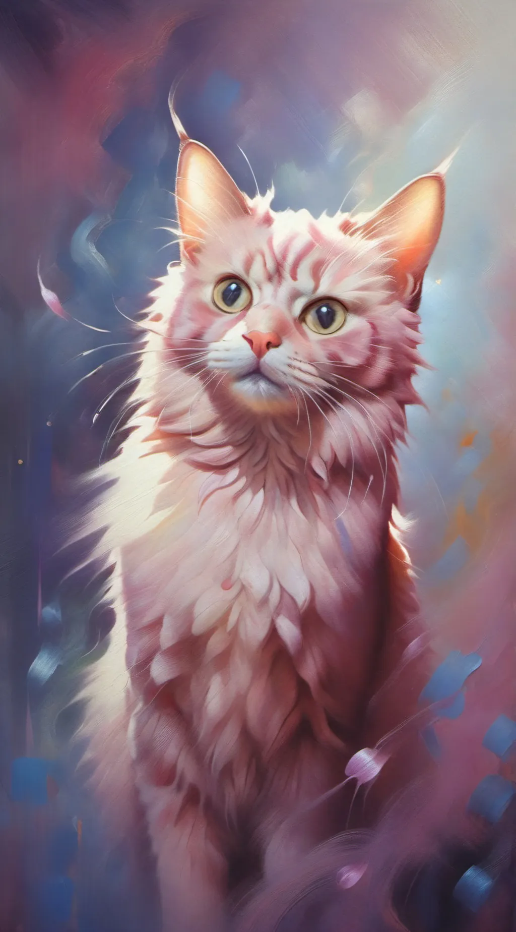 ai character: cat yuji background