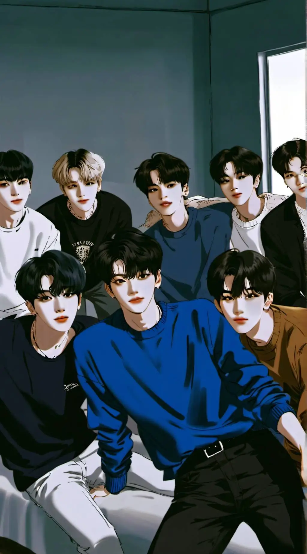 ai character: y/n with strays  background