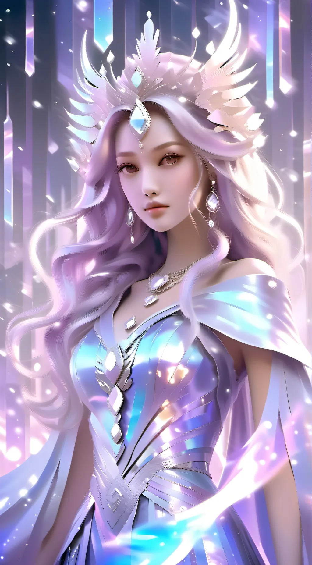 ai character: Amethyst background