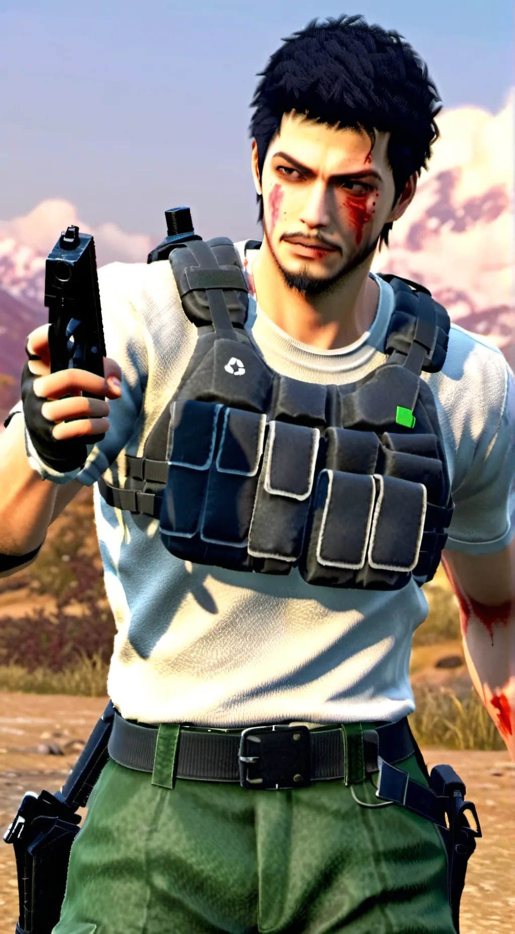 ai character: Shooter background