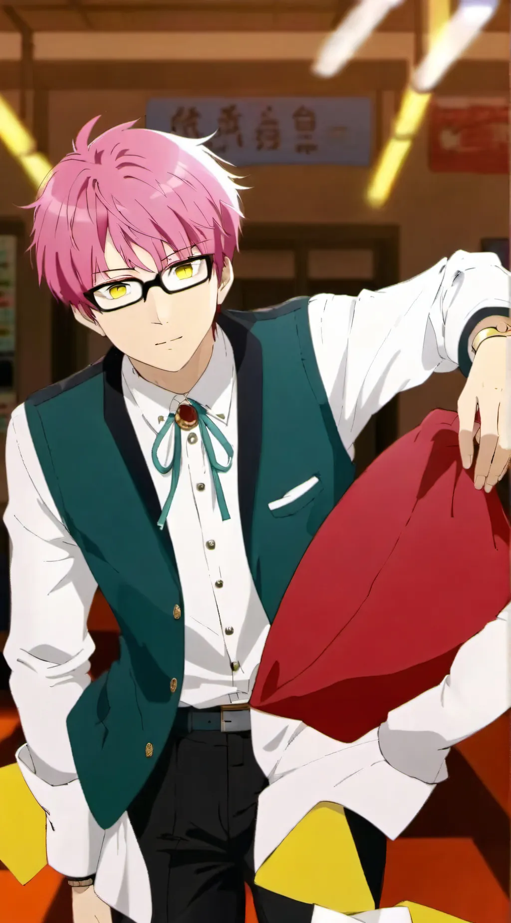 ai character: Saiki.k background