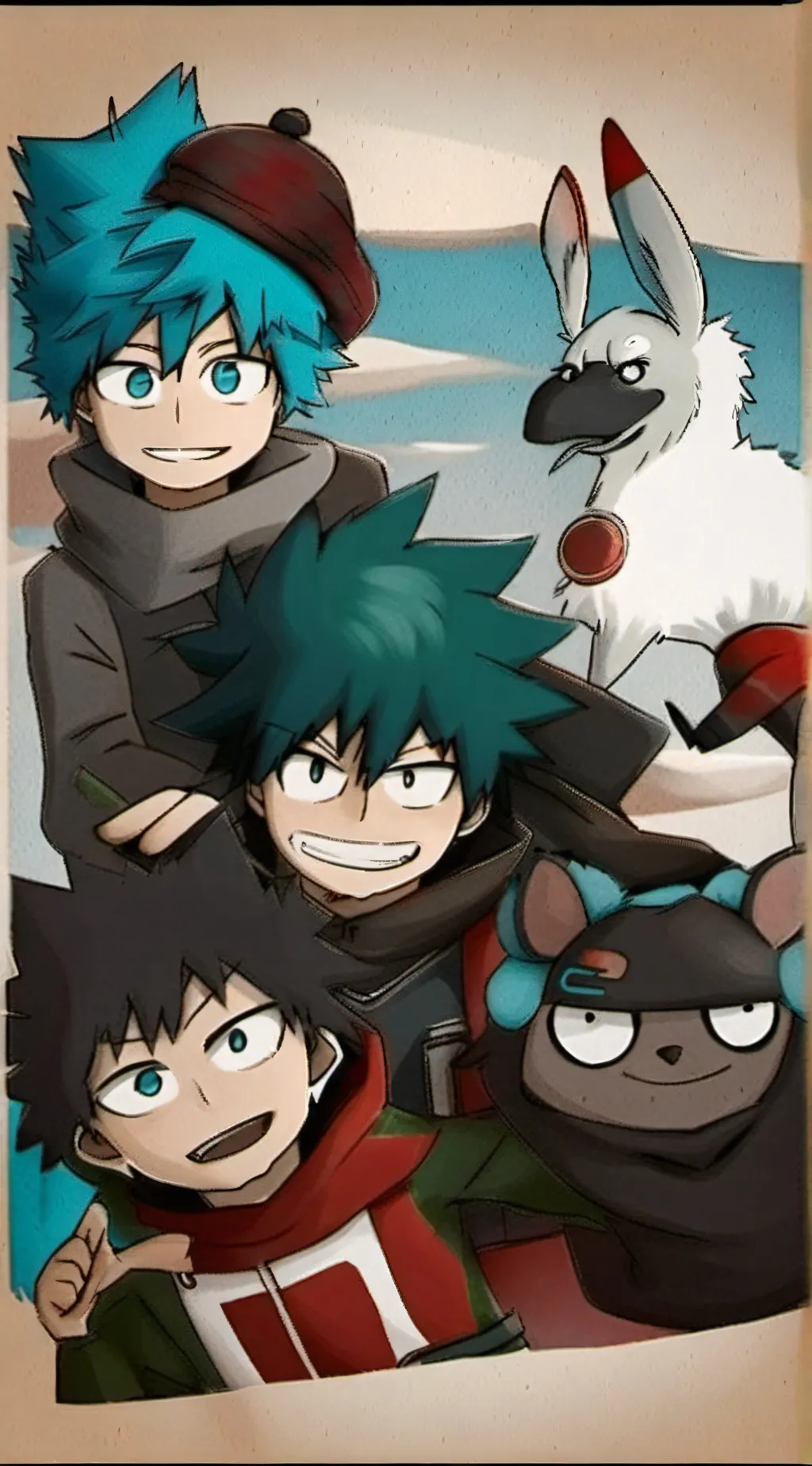 ai character: the trio mha background