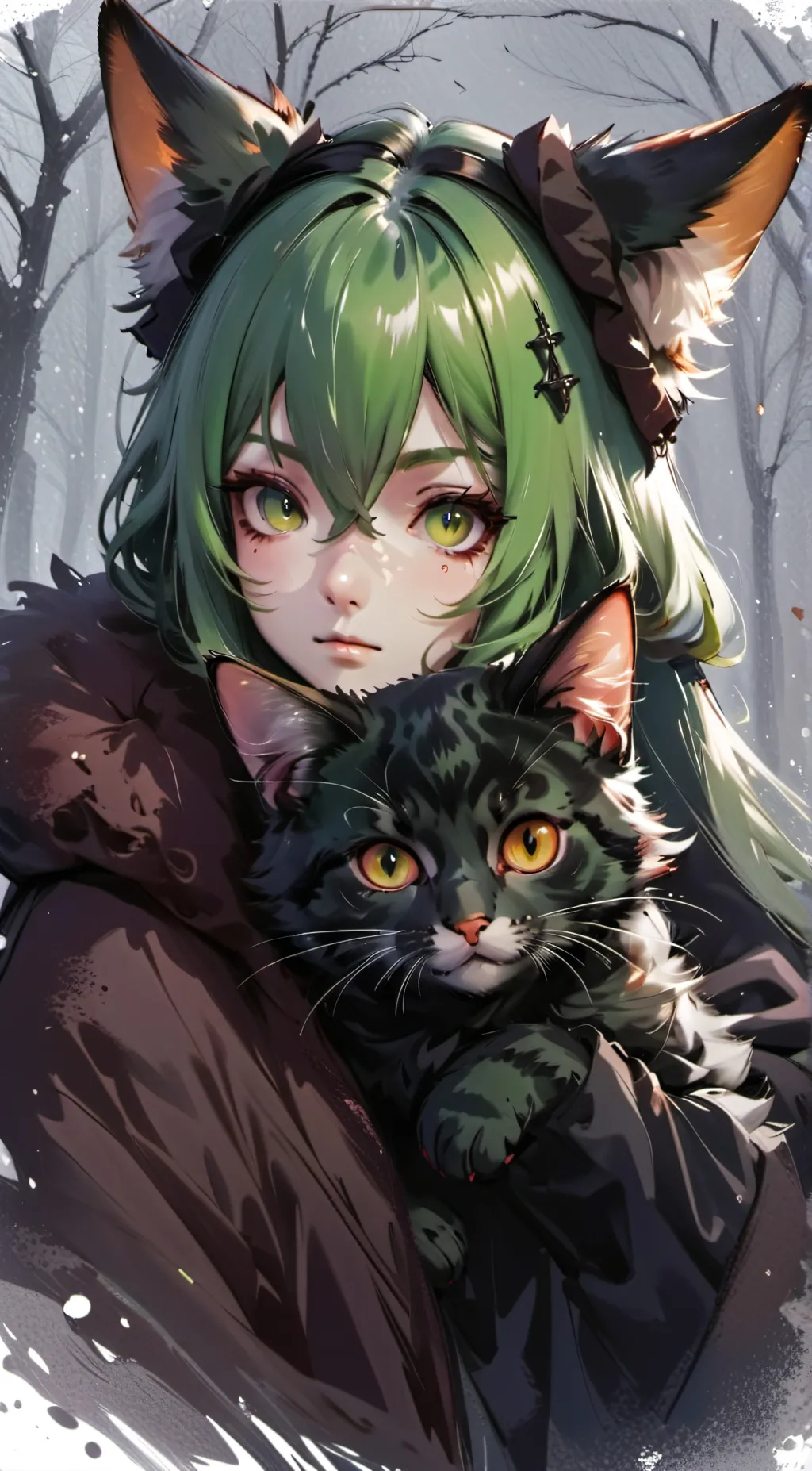 ai character: Luna background