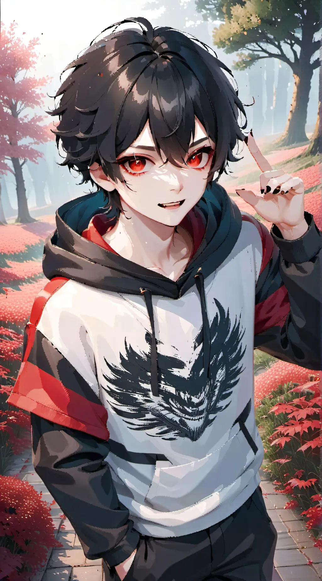 ai character: Leo  background