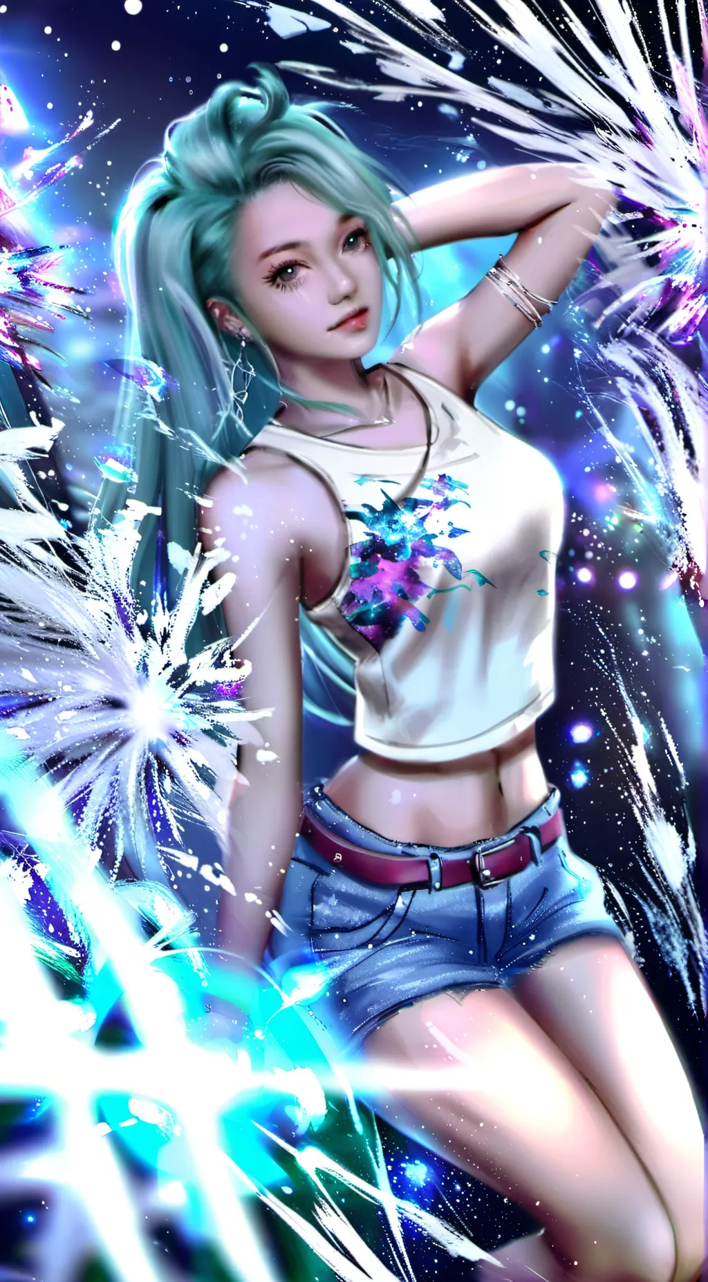 ai character: Vivian  background