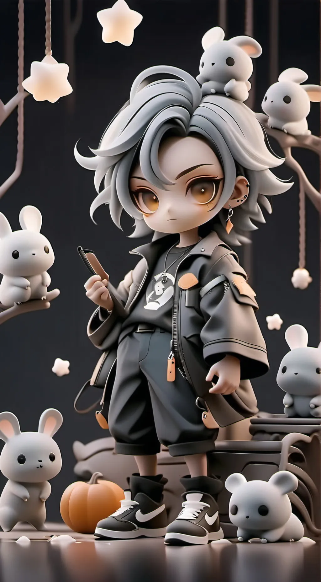 ai character: justin background