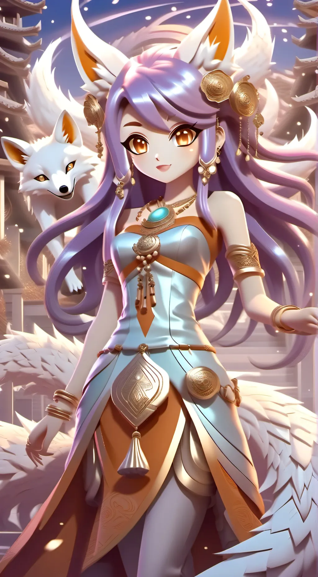 ai character: >>LILAC<< background
