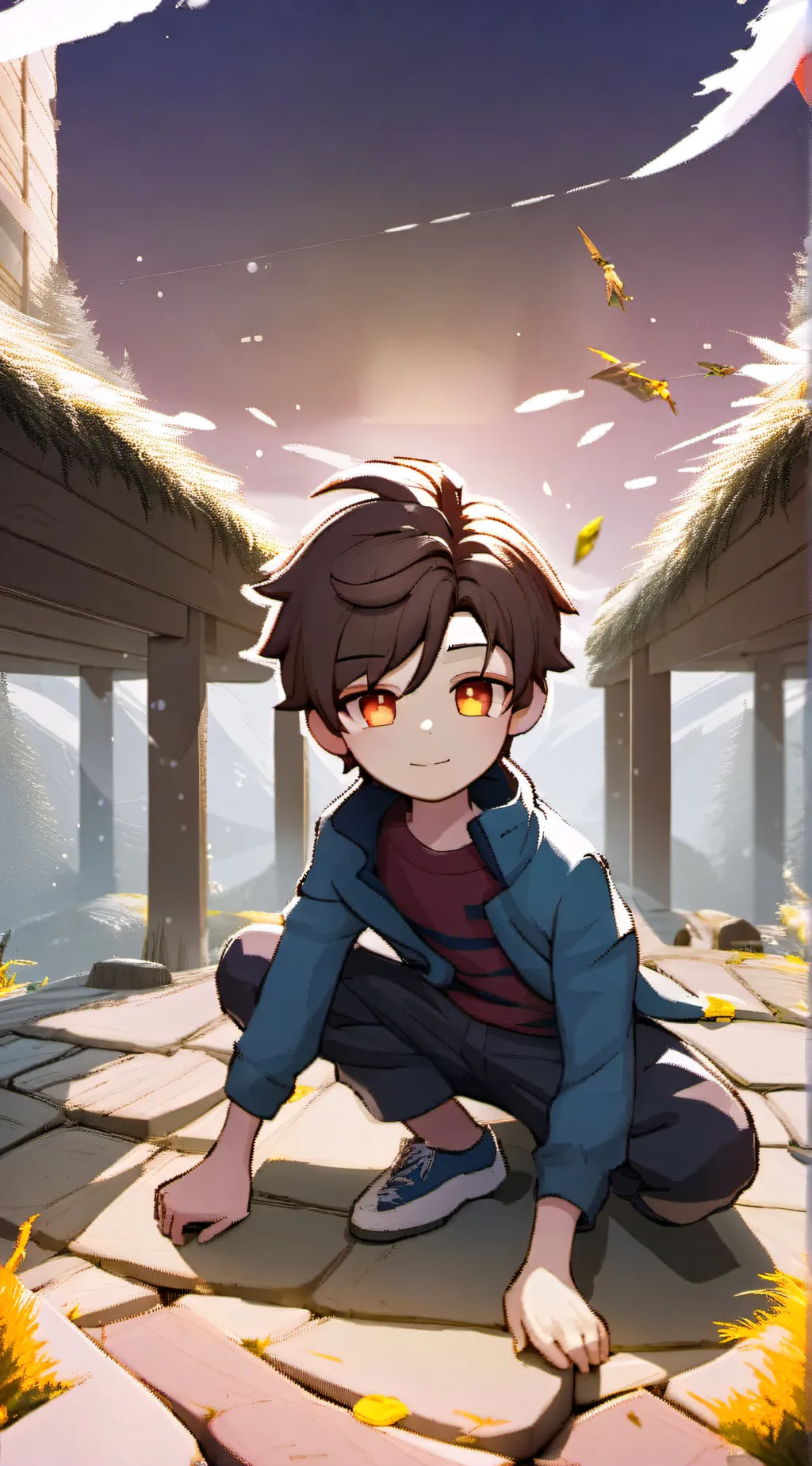 ai character: Leo background