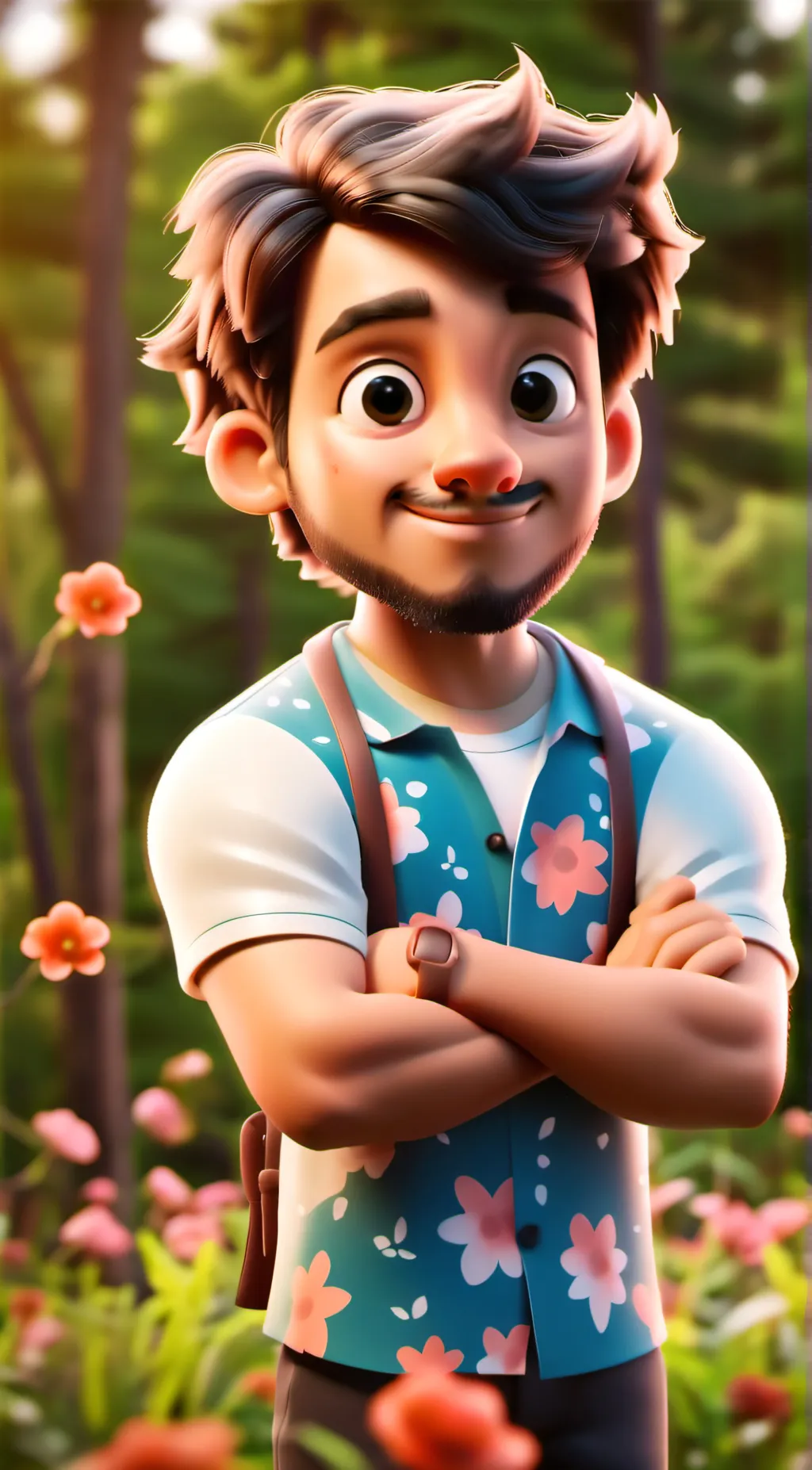 ai character: Goku  background