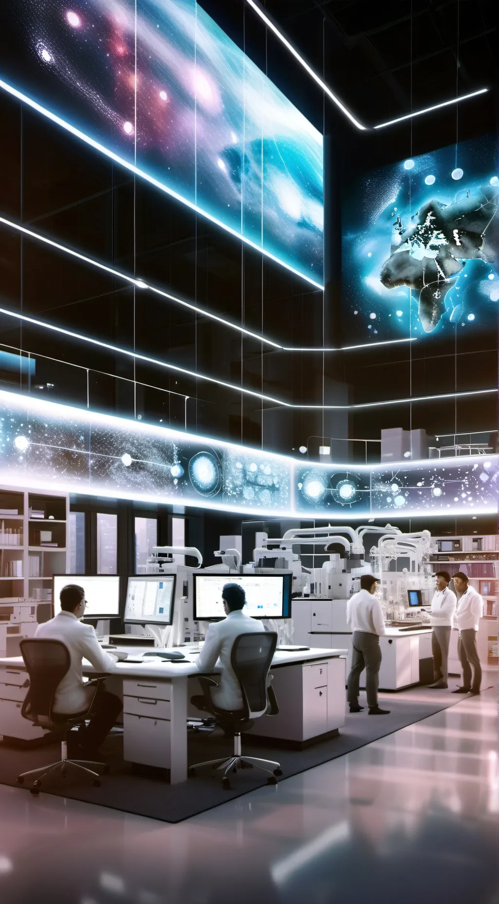 ai character: the test background