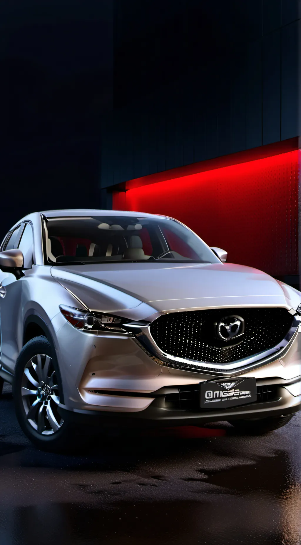 ai character: Mazda CX5 background