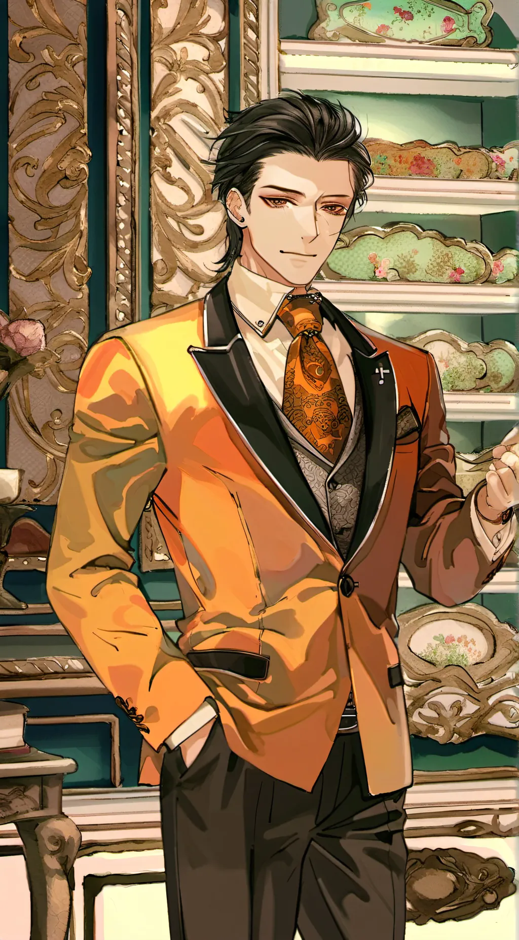 ai character: Chase redwine  background