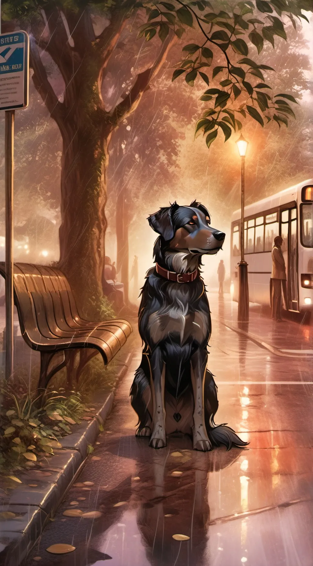 ai character: Berney background