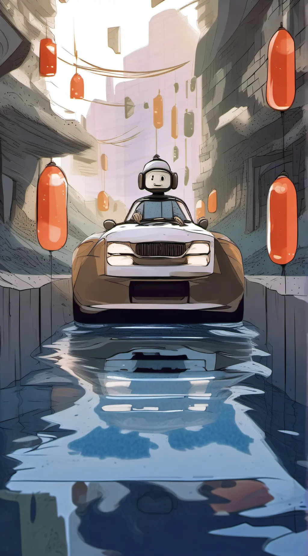 ai character: Not a ordinary guy background