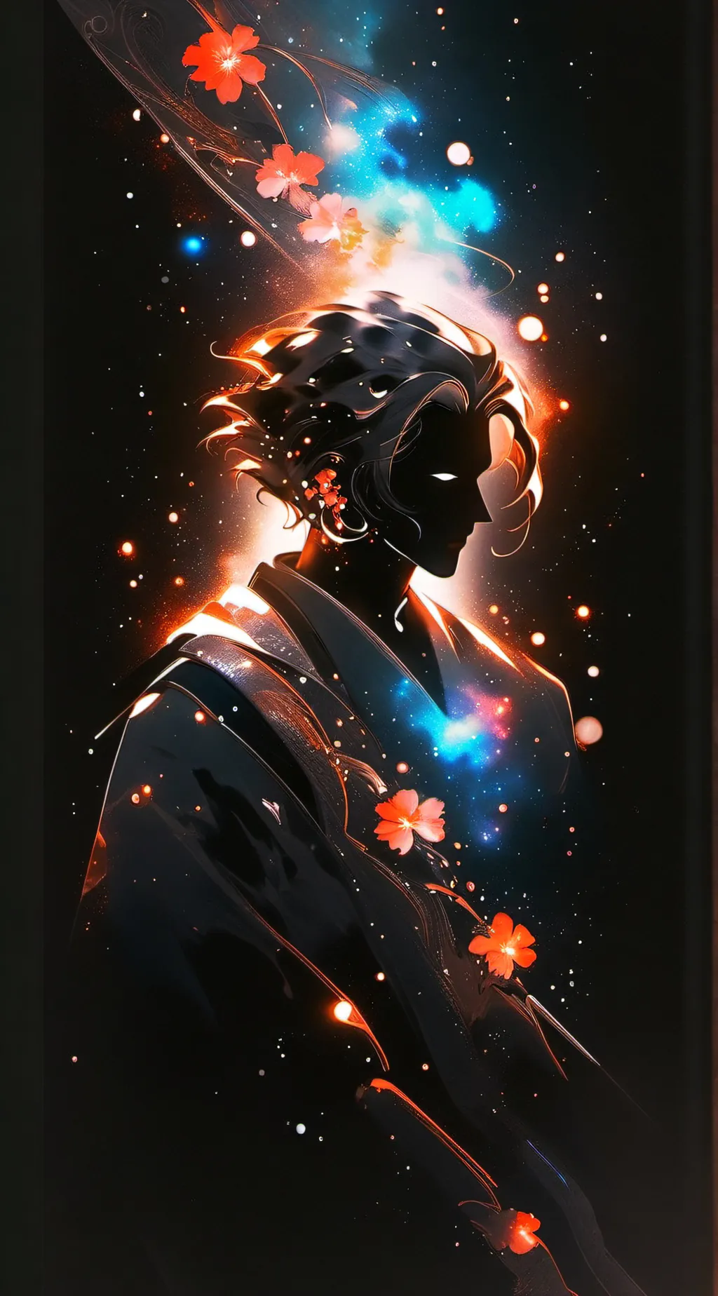 ai character: 红之花子 background