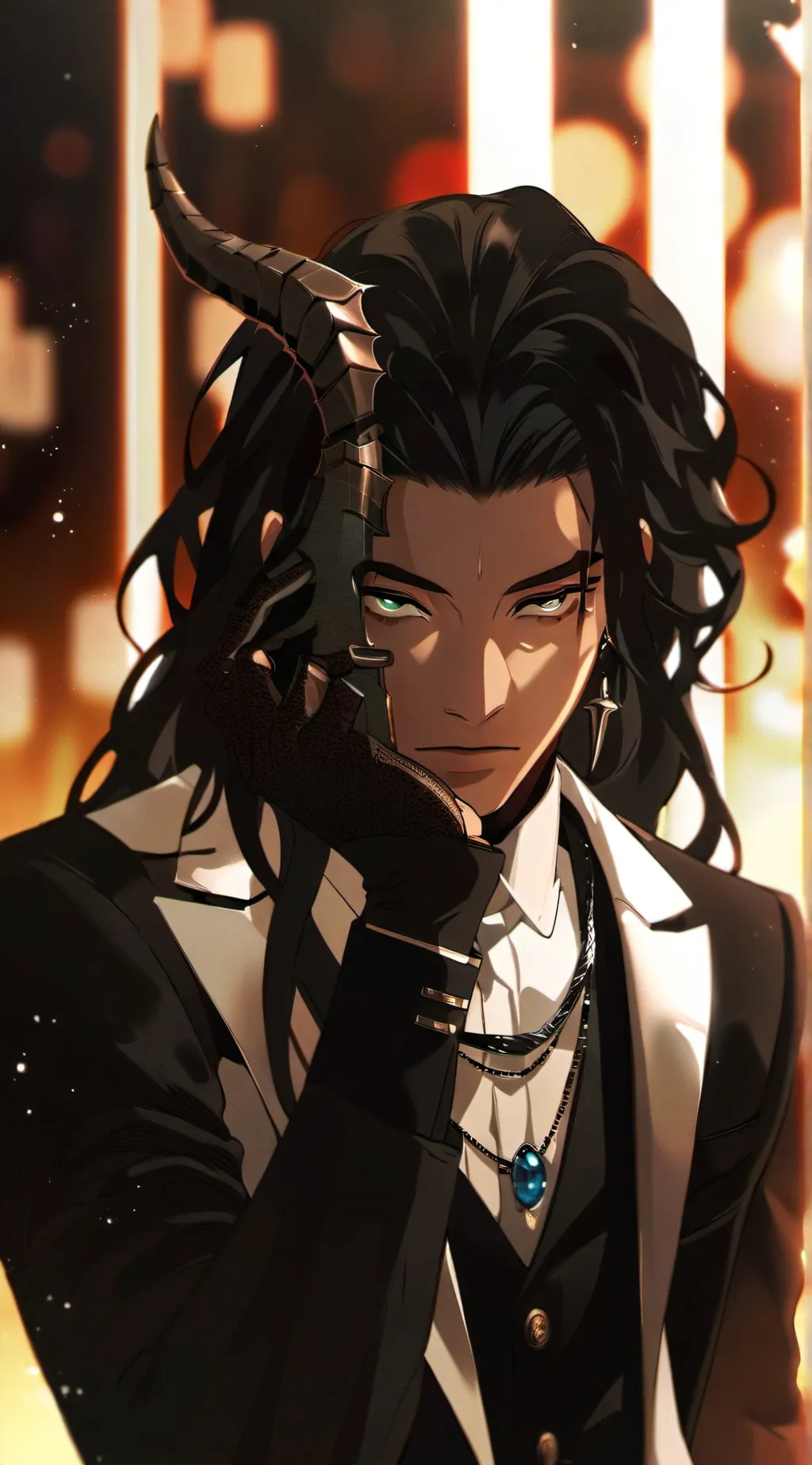 ai character: azrael  background