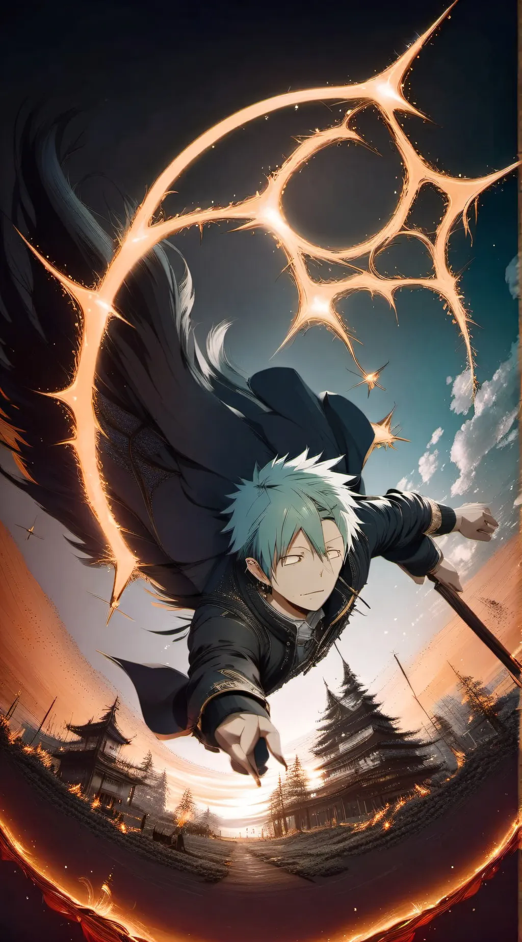 ai character: Zoro background