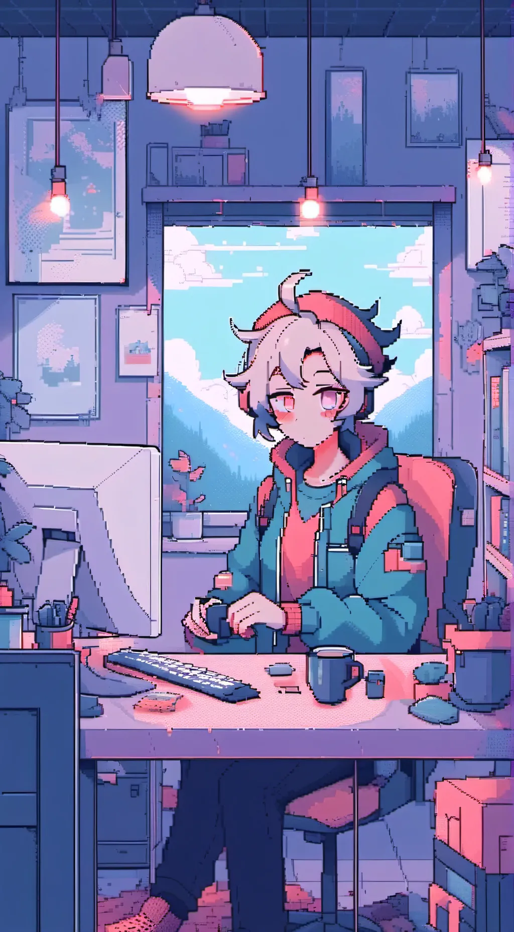 ai character: Lucifermorningstar background