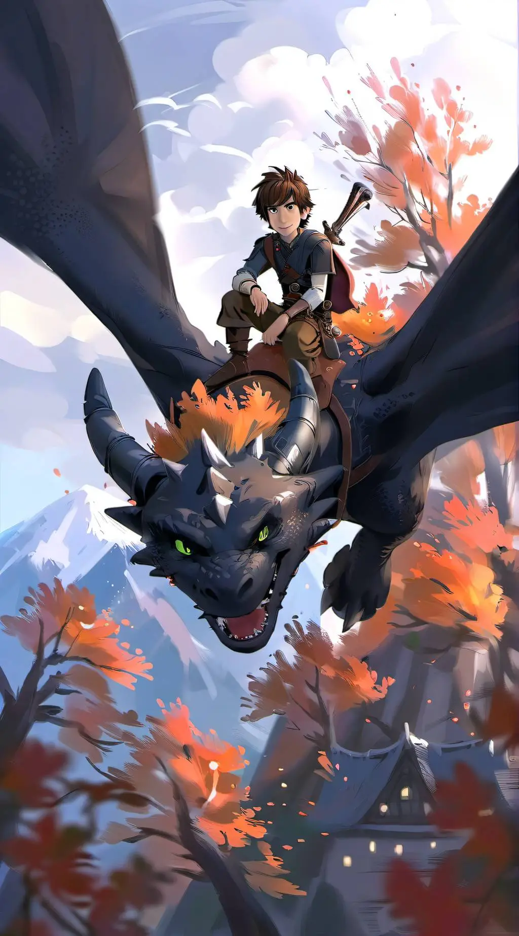 ai character: HTTYD background