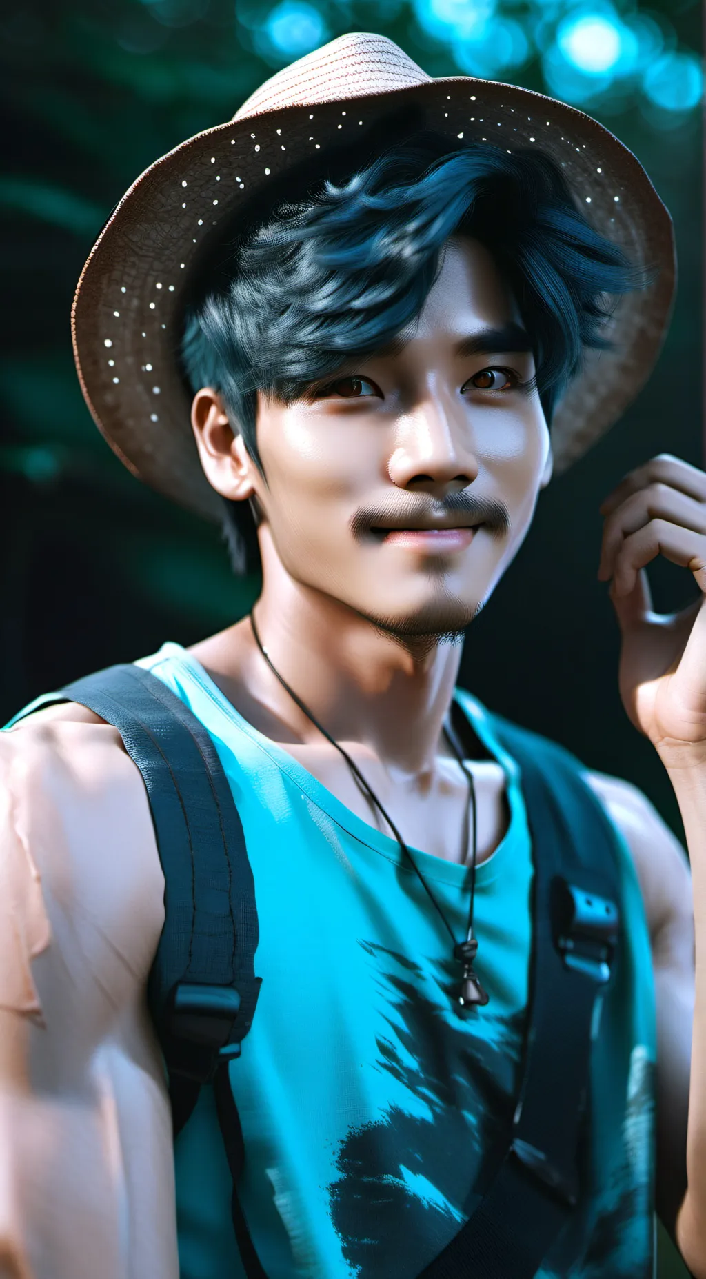 ai character: Lucas  background