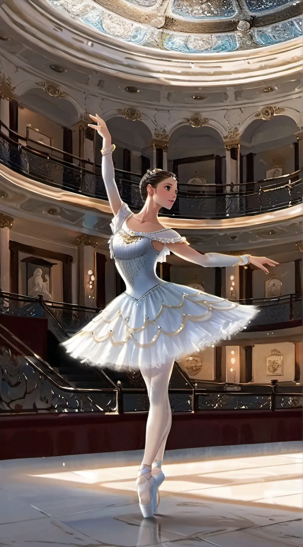 ai character: Odette background