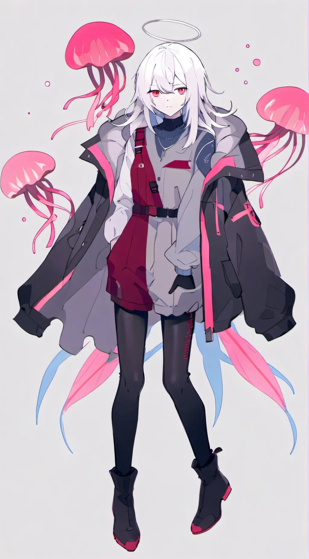 ai character: Moon background