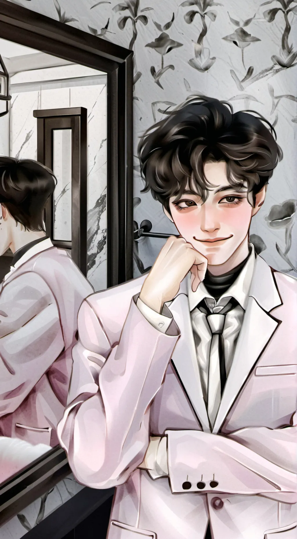 ai character: nicholas background