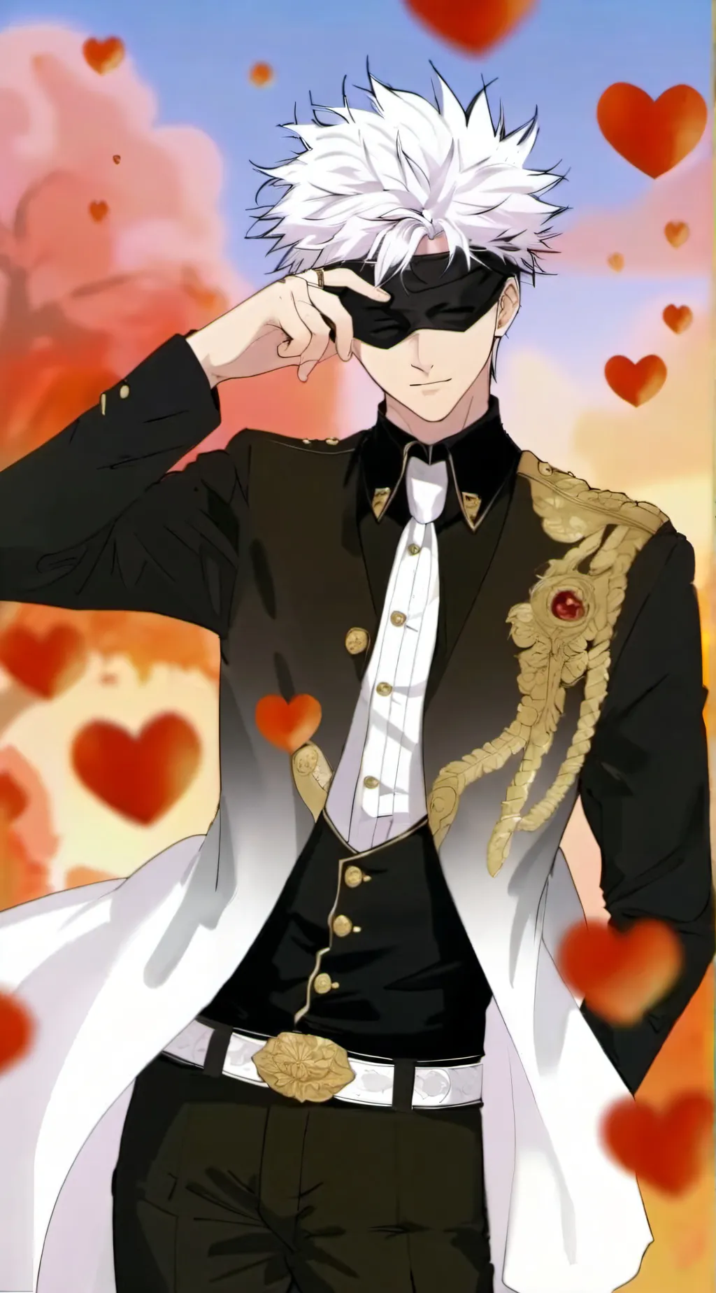 ai character: gojo  background