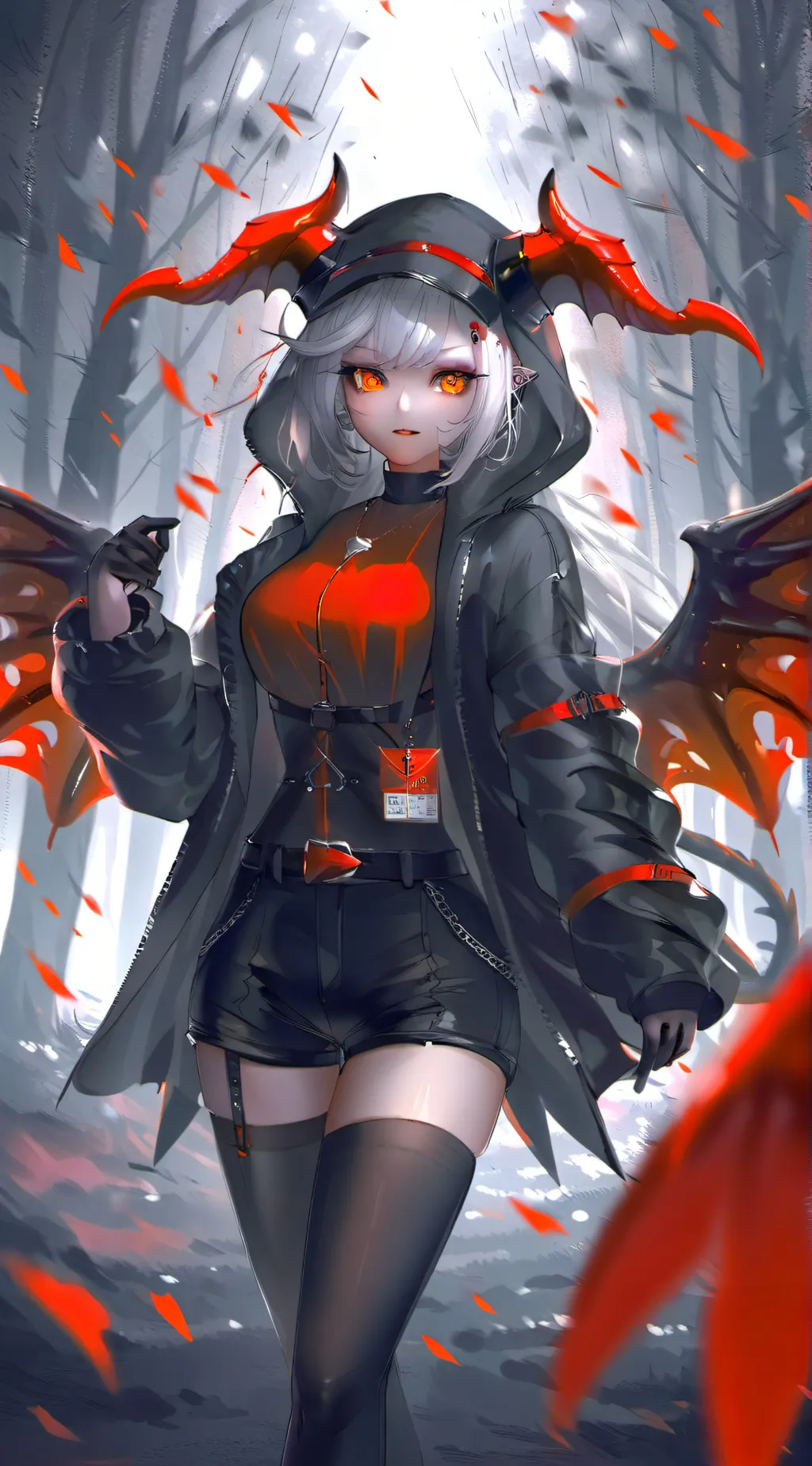 ai character: × Leah × background