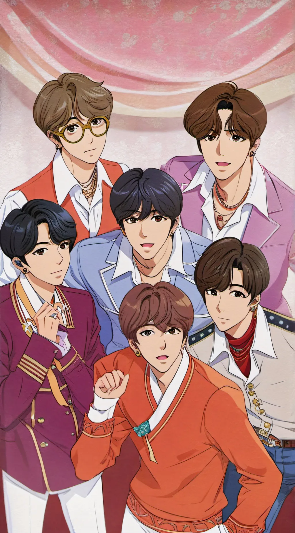 ai character: Bts background