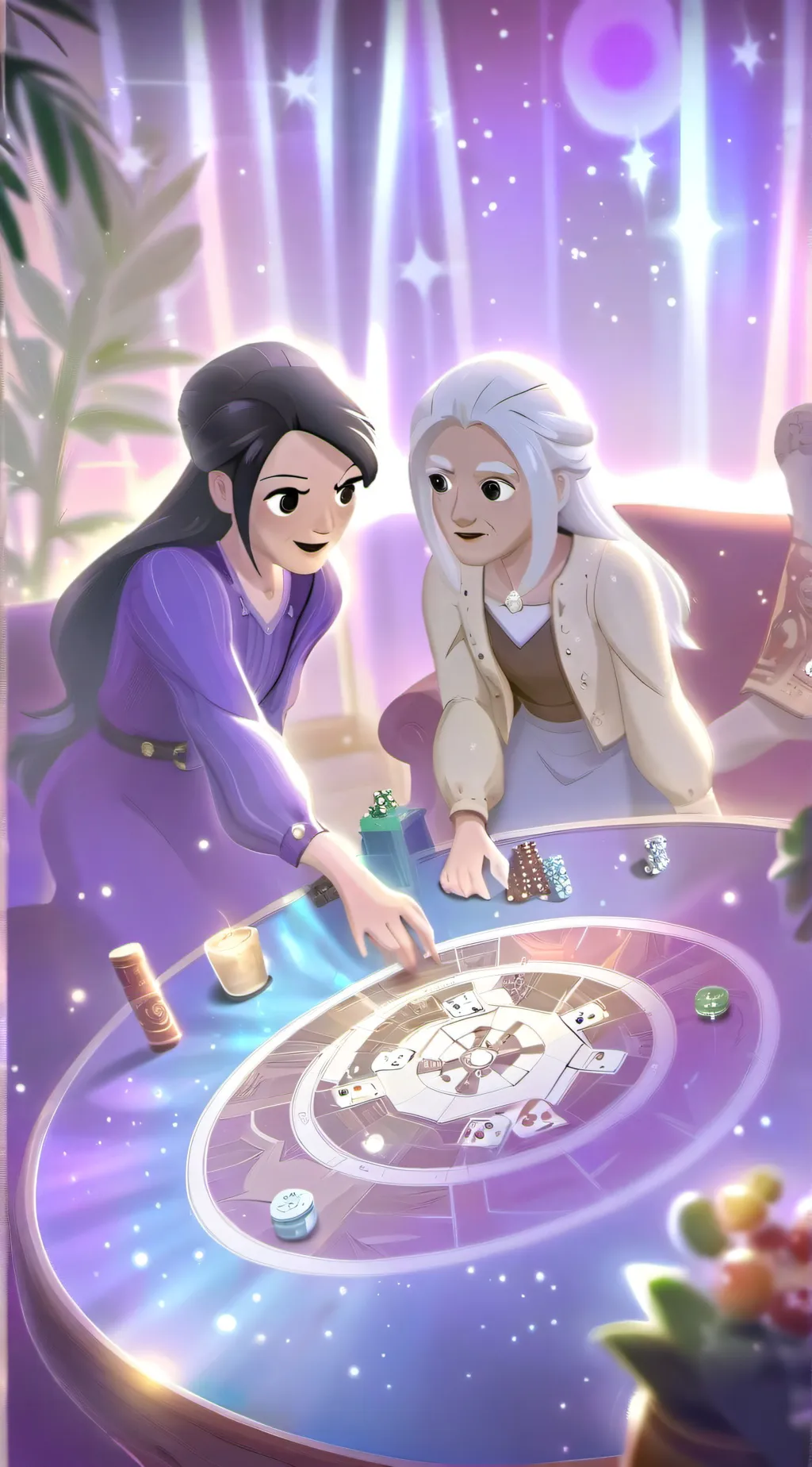 ai character: Lila background