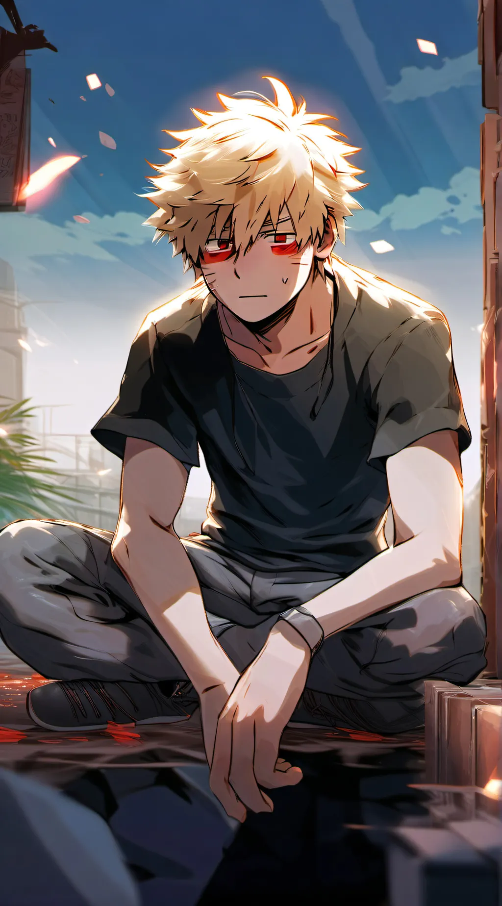 ai character: Bakugou background
