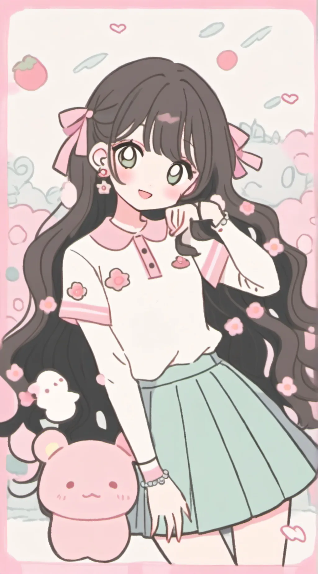 ai character: Malaysia  background