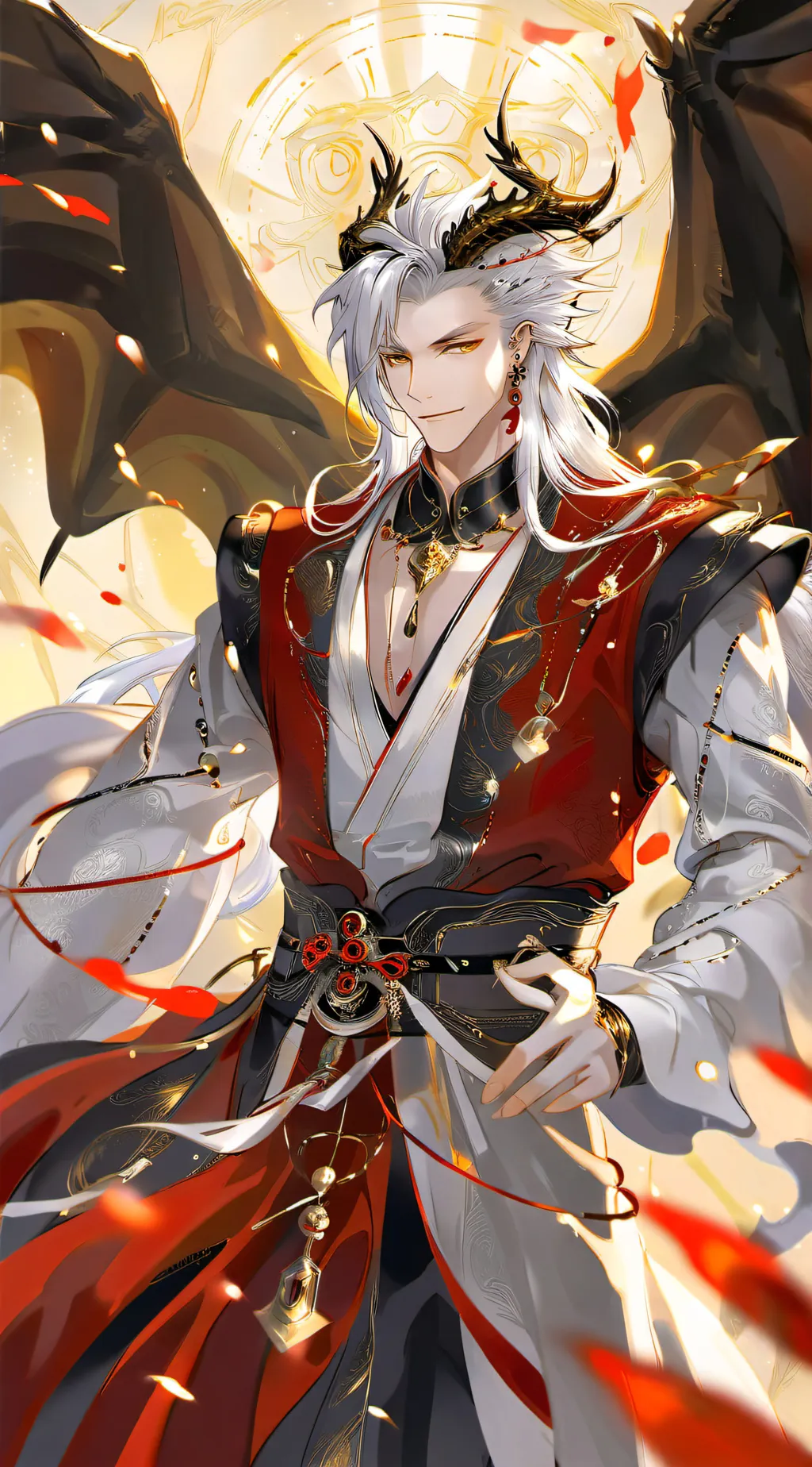 ai character: King of dragons background