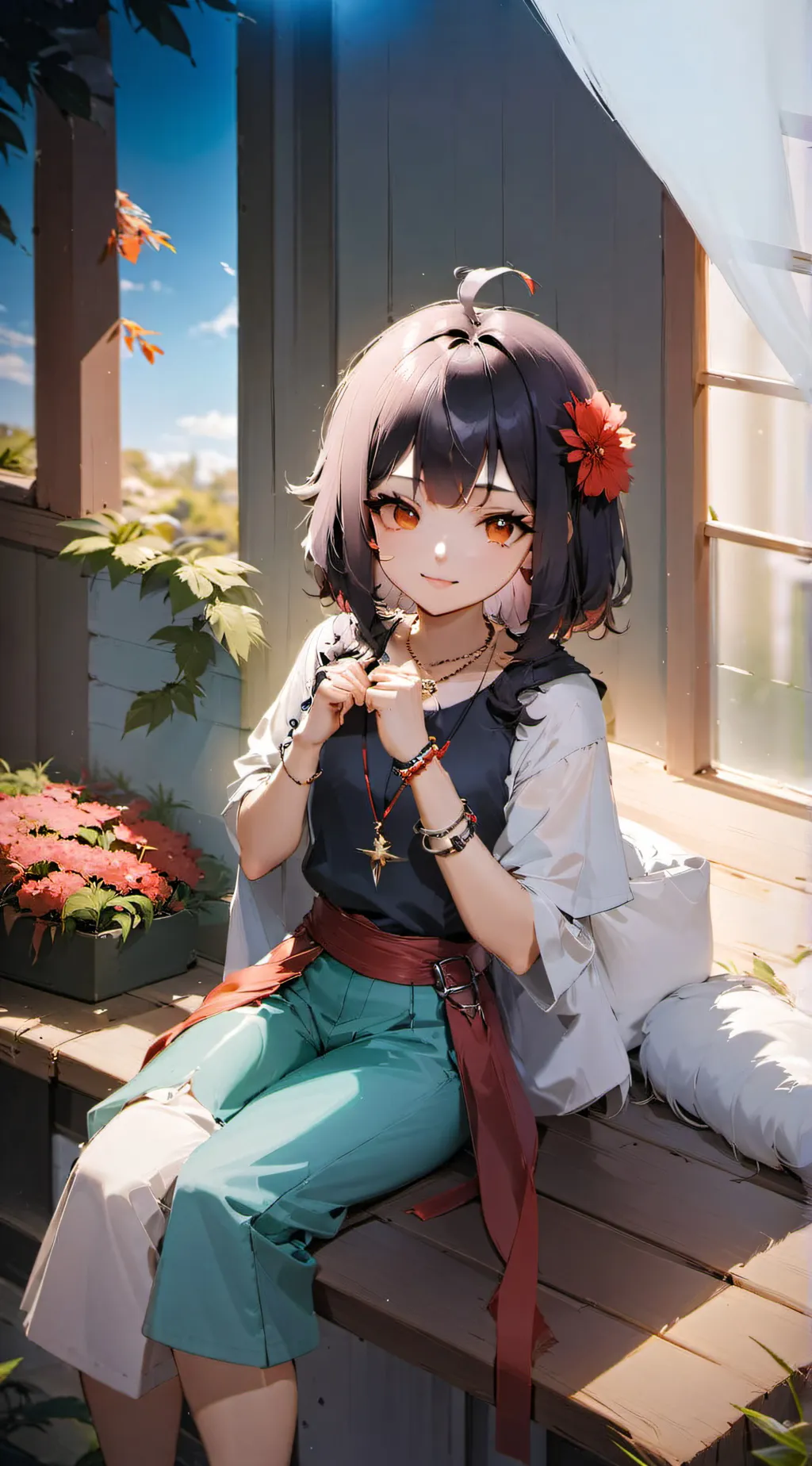 ai character: ❄️🍀Athena🍀❄️ background