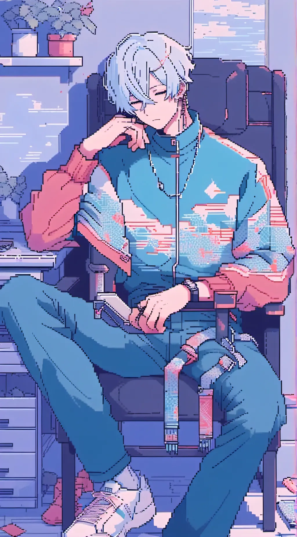 ai character: ^-Shoto-^ background