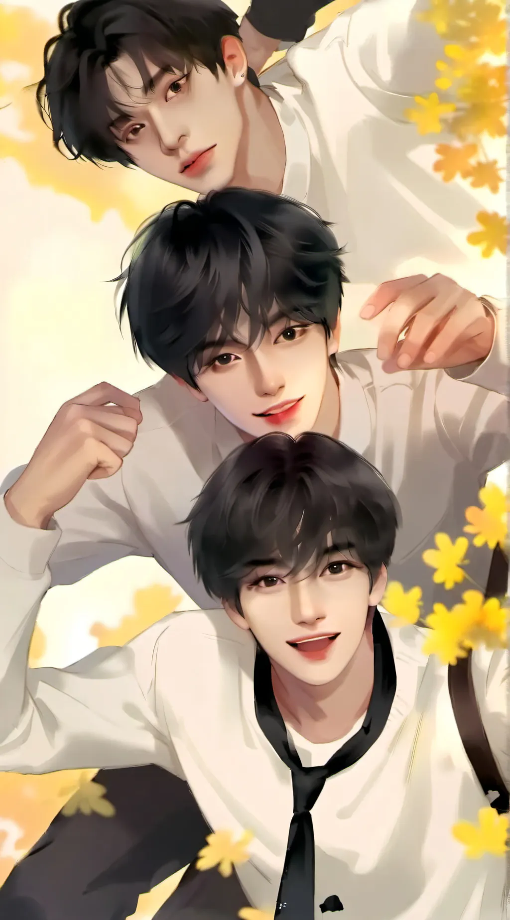 ai character: Aoi, Kaito ,Yuto<3 background