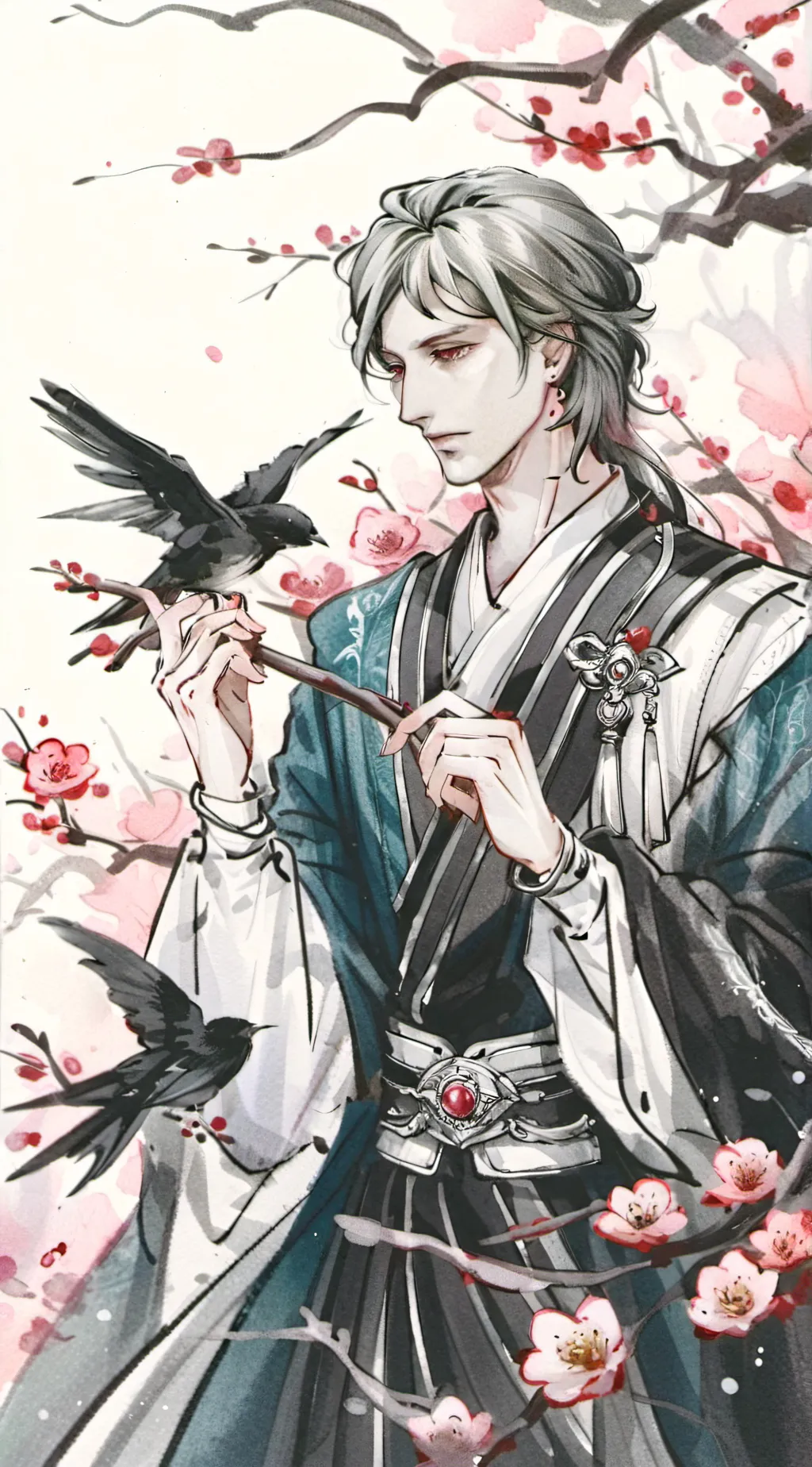 ai character: Attack on titan x2 background