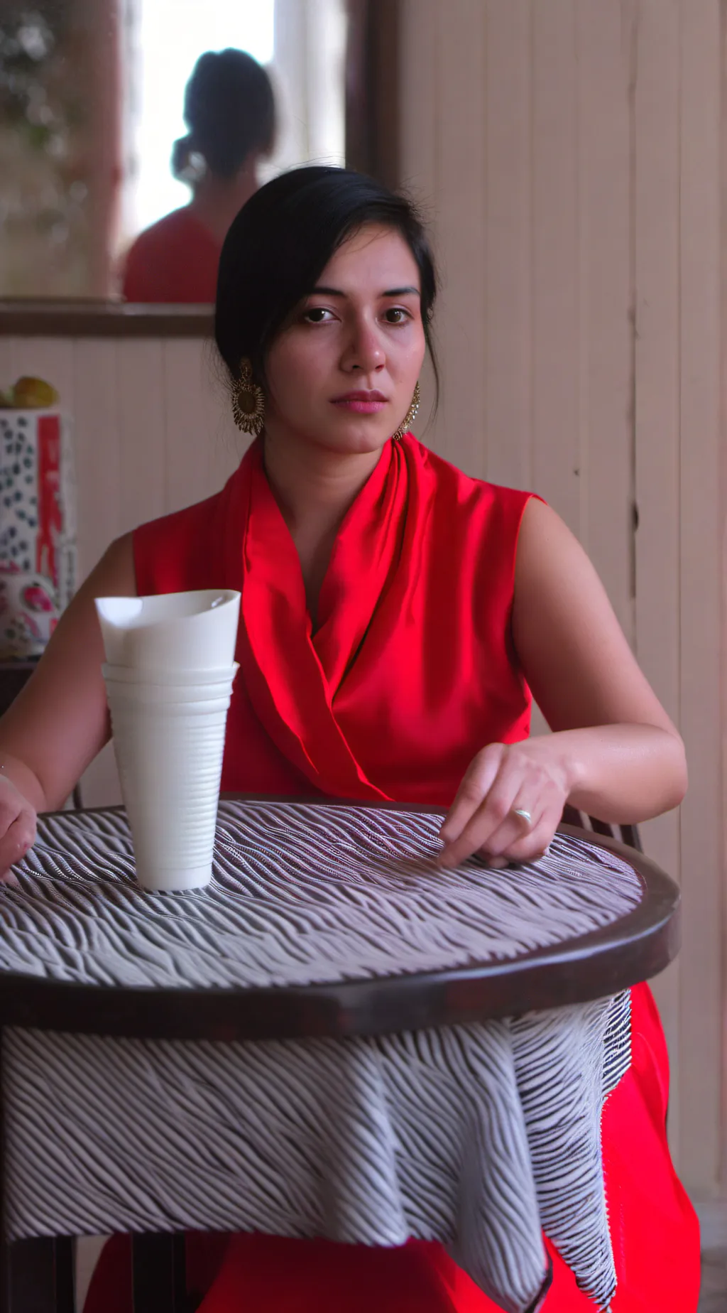 ai character: Patricia  background