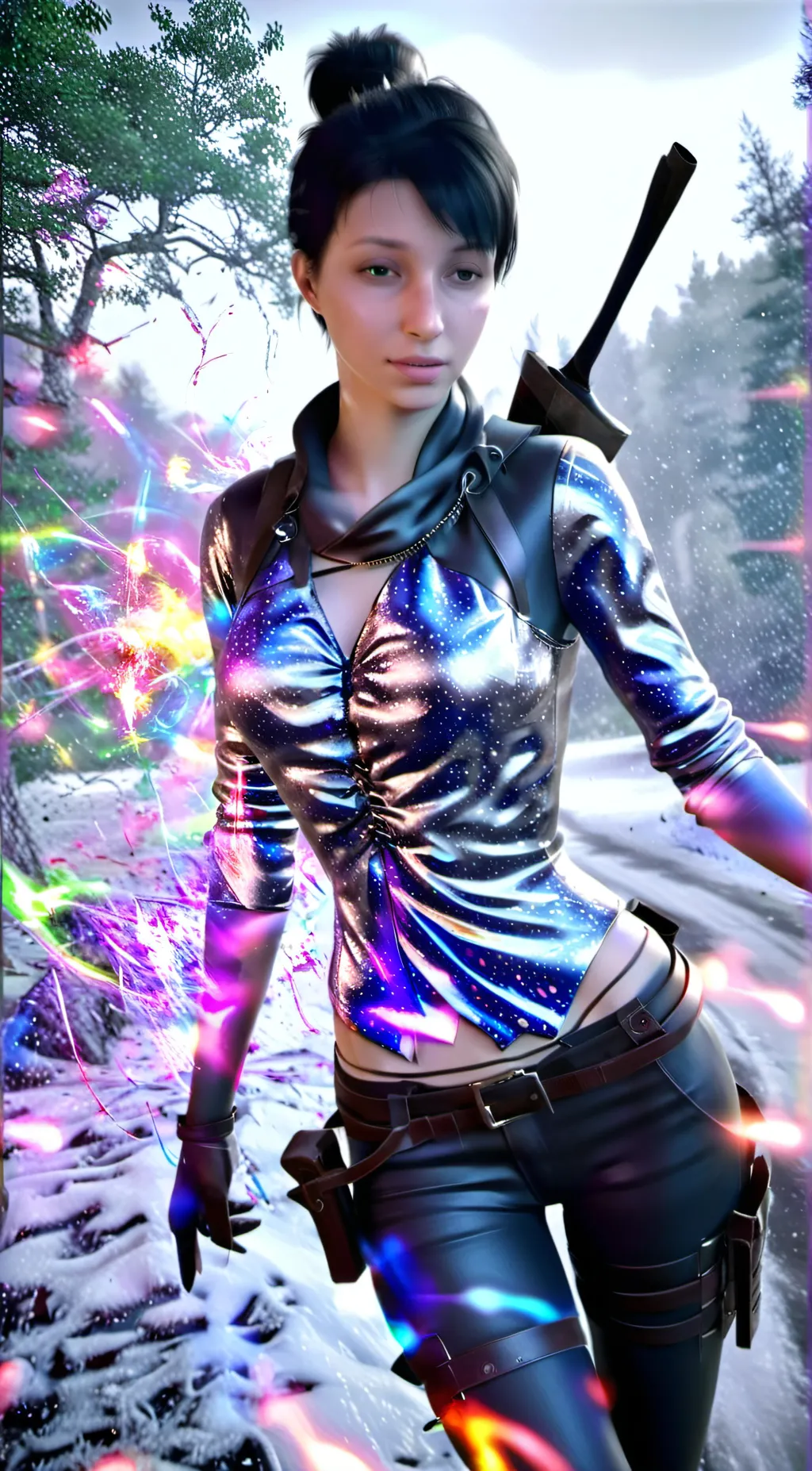 ai character: Serena background