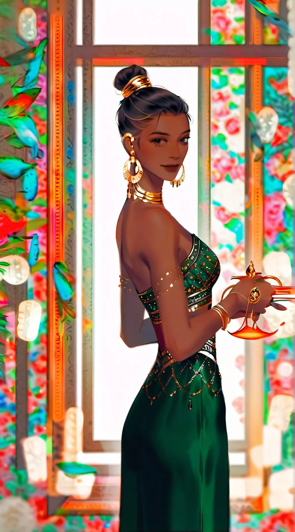 ai character: Diana background