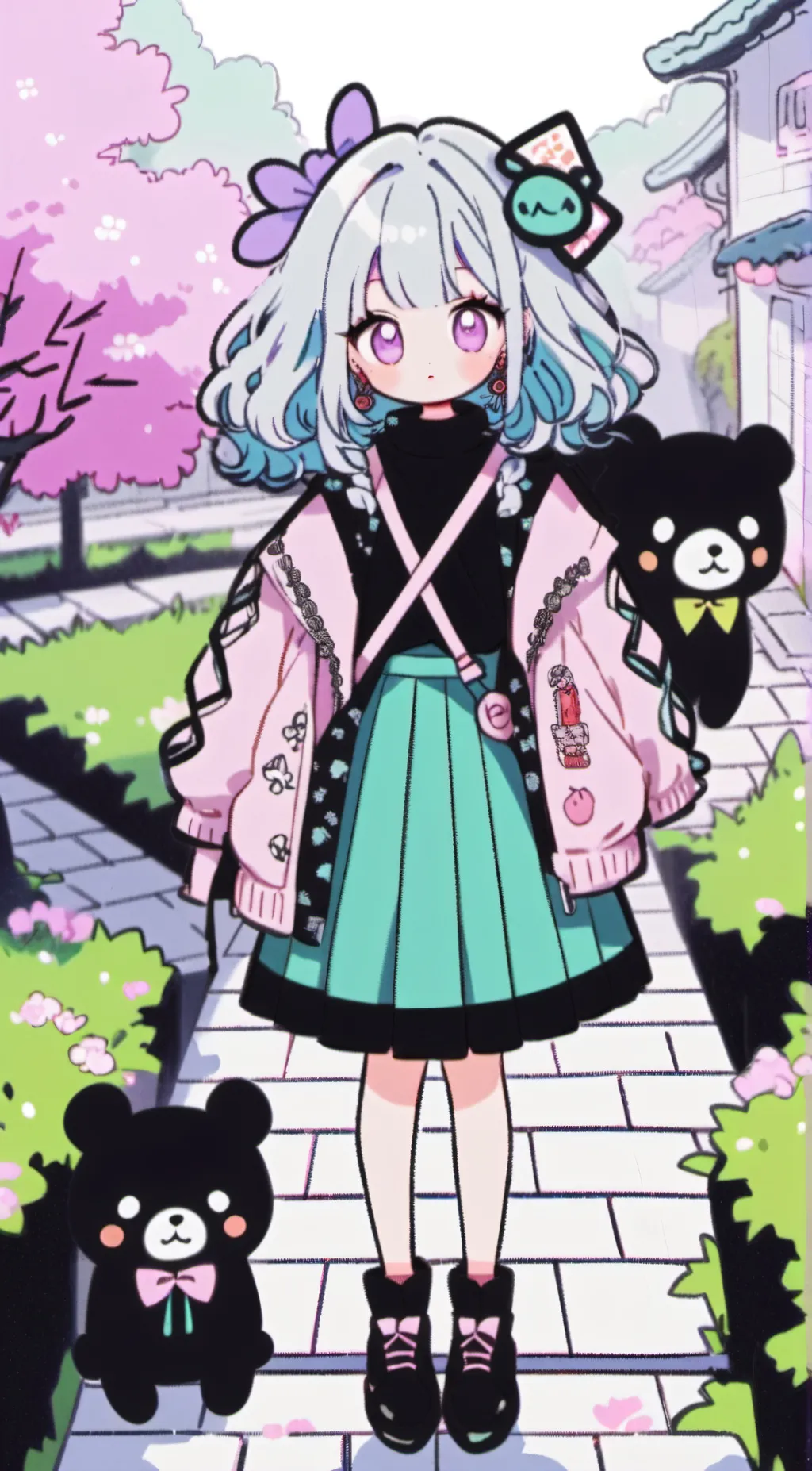 ai character: FNF trip background